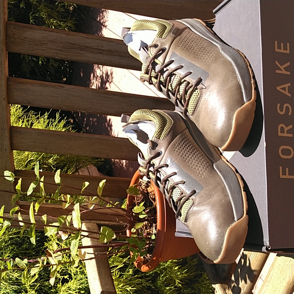 Men's Shoes by Forsake Size 10 US. Color: Loden. Gently used, original box.